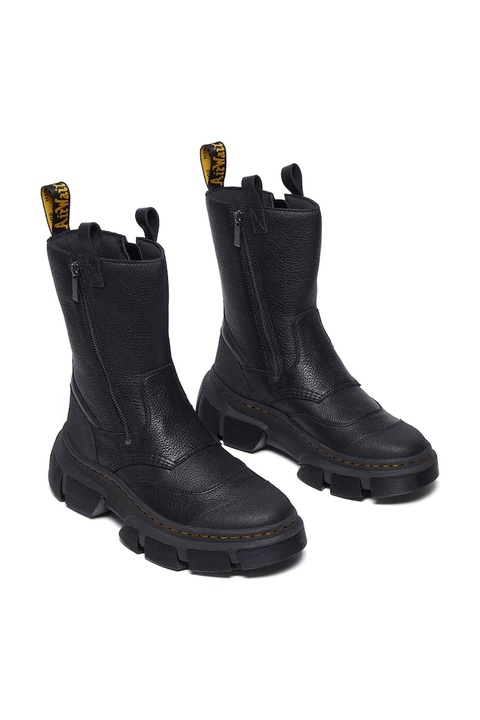 Dr. Martens botki skórzane DMXL Rigger damskie kolor czarny na platformie DM41192001 - zdjęcie produktu nr 2