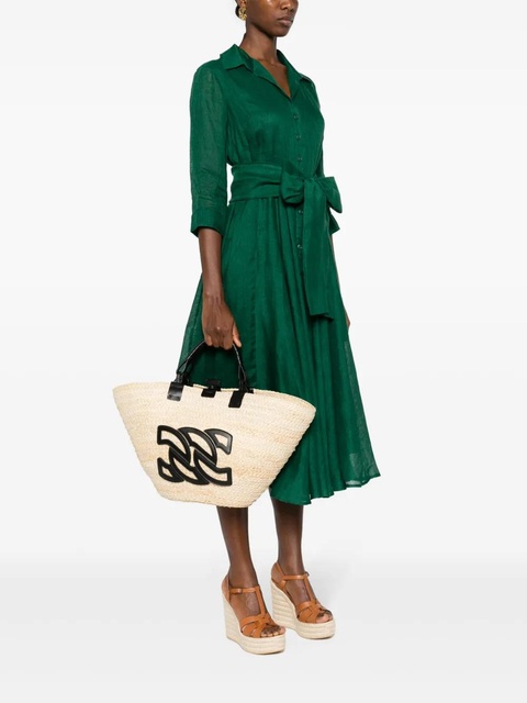 Casadei Panarea logo-appliqué tote bag - Neutrals - zdjęcie produktu nr 2