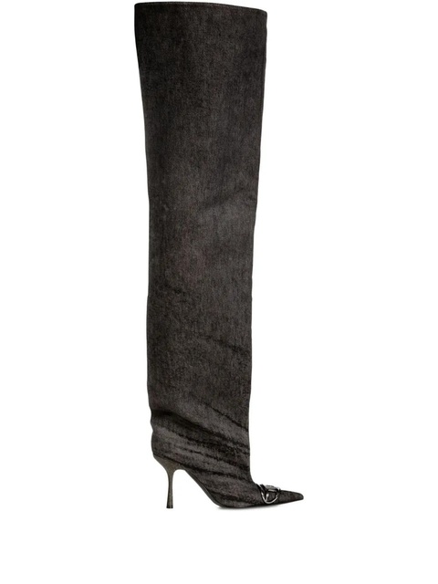 Diesel 90mm D-Venus over-the-knee boots - Black - zdjęcie produktu nr 1