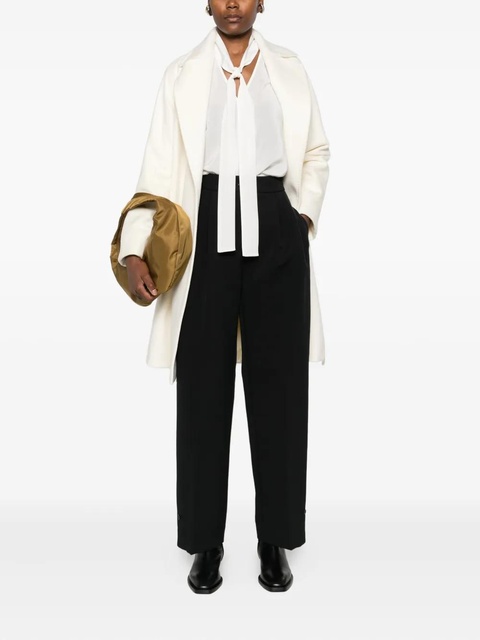 Max Mara tie-neck silk blouse - White - zdjęcie produktu nr 1