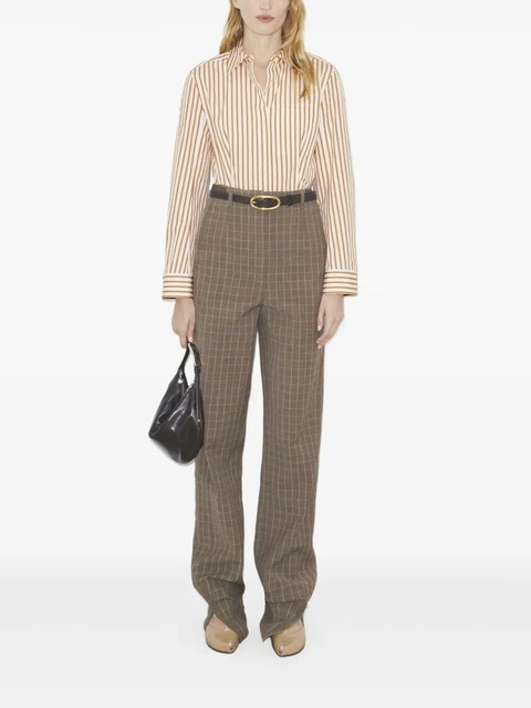 Tory Burch striped cotton shirt - White - zdjęcie produktu nr 1