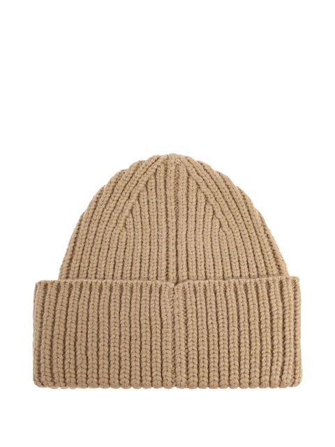 UGG ribbed logo beanie hat - Neutrals - zdjęcie produktu nr 2