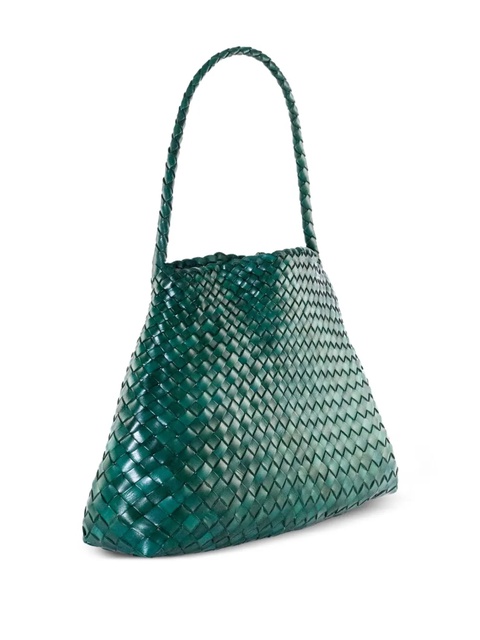 DRAGON DIFFUSION woven leather shoulder bag - Green - zdjęcie produktu nr 2