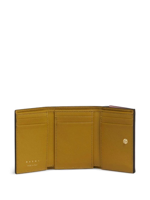 Marni colour-block leather wallet - Green - zdjęcie produktu nr 2