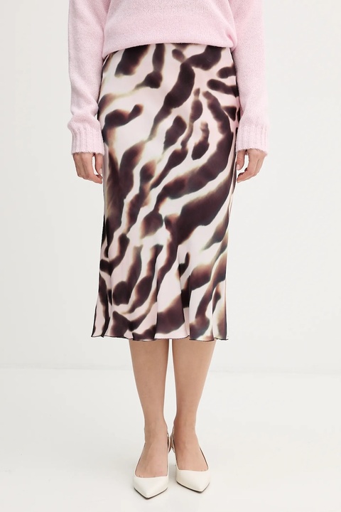 Marc Aurel spódnica kolor różowy midi rozkloszowana 2332-1000-24817 - zdjęcie produktu nr 1