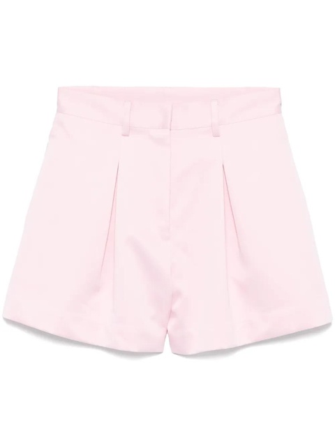 ROTATE BIRGER CHRISTENSEN satin high-waisted shorts - Pink - zdjęcie produktu nr 1