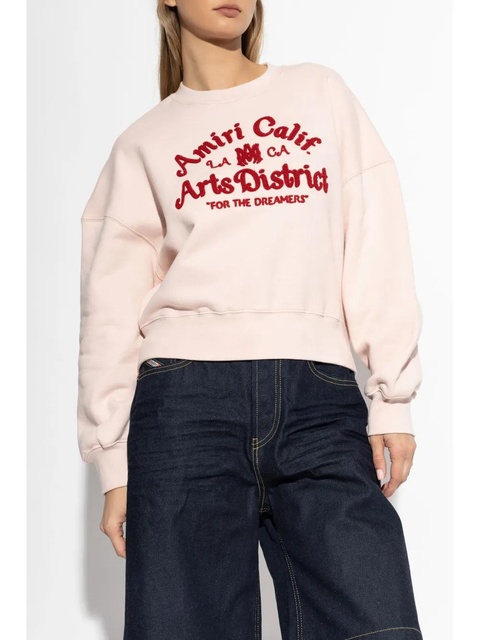 AMIRI embroidered logo sweater - Pink - zdjęcie produktu nr 2