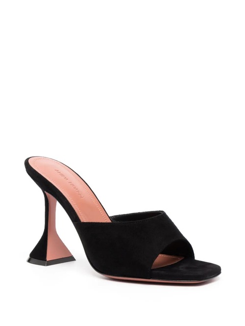 Amina Muaddi 100mm Lupita sandals - Black - zdjęcie produktu nr 1