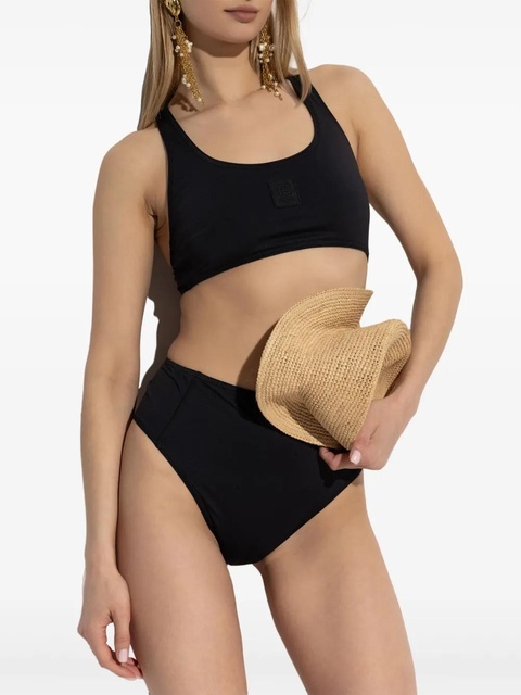 Balmain criss-cross back bikini - Black - zdjęcie produktu nr 2