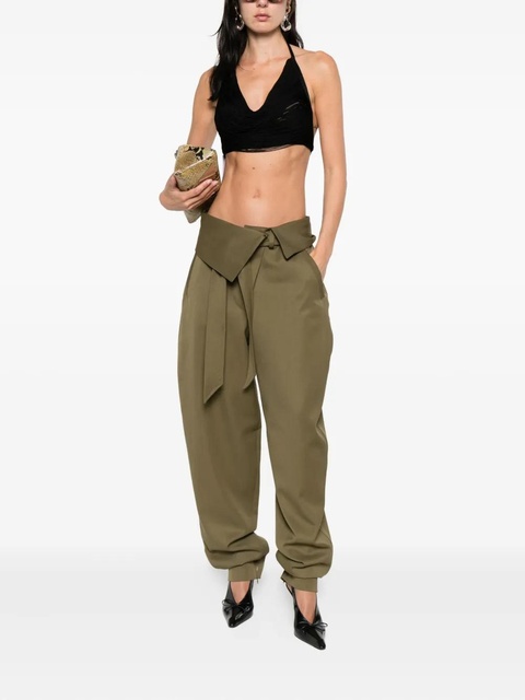 The Attico tapered trousers - Green - zdjęcie produktu nr 2