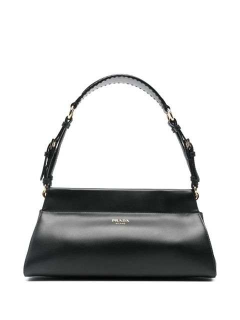 Miu Miu buckle-strap shoulder bag - Black - zdjęcie produktu nr 1