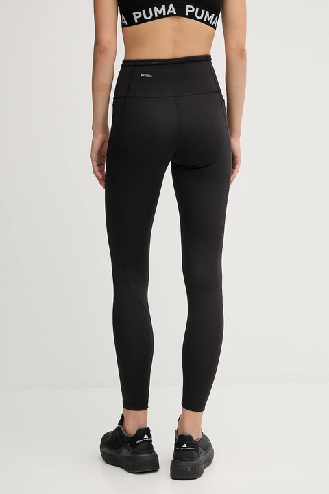 Puma legginsy treningowe damskie kolor czarny gładkie 688144 - zdjęcie produktu nr 2