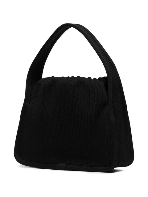 Alexander Wang small Ryan ribbed tote bag - Black - zdjęcie produktu nr 2