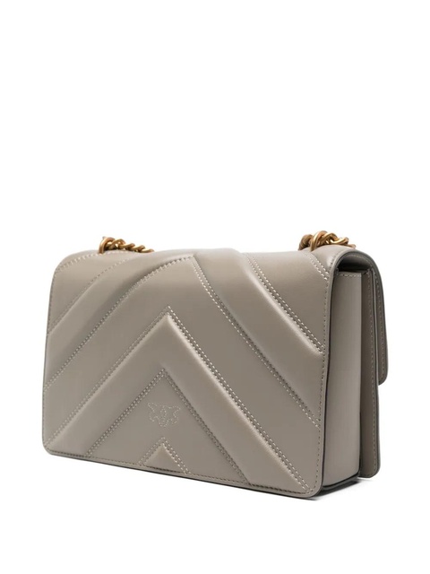 PINKO Love One quilted cross body bag - Grey - zdjęcie produktu nr 2