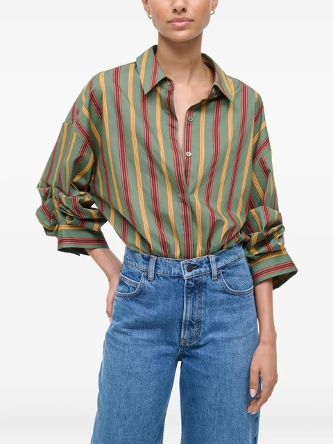 STAUD Traverses stripe-pattern body - Green - zdjęcie produktu nr 1