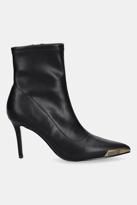 Versace Jeans Couture botki kolor czarny na szpilce 79VA3S51 ZS901 899 - zdjęcie produktu nr 2
