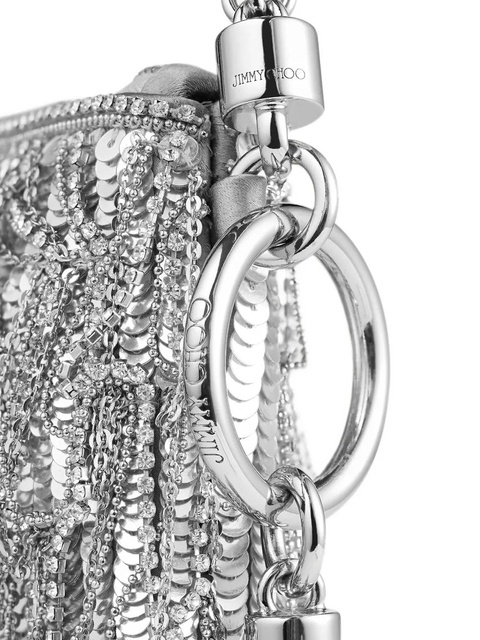 Jimmy Choo mini Callie shoulder bag - Silver - zdjęcie produktu nr 2