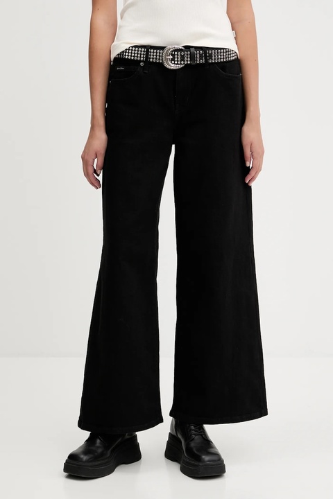 Guess Jeans jeansy damskie kolor czarny W5YA0O D0141 - zdjęcie produktu nr 1