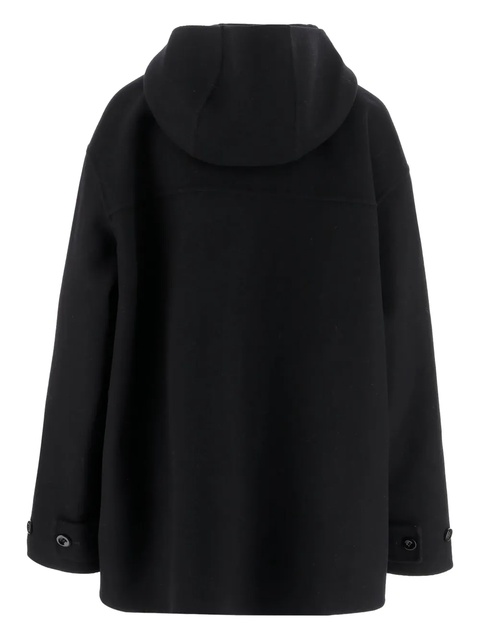 Jil Sander hooded wool jacket - Black - zdjęcie produktu nr 2