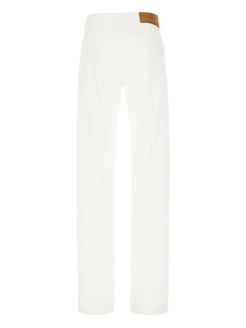 Ferragamo straight-leg jeans - White - zdjęcie produktu nr 1
