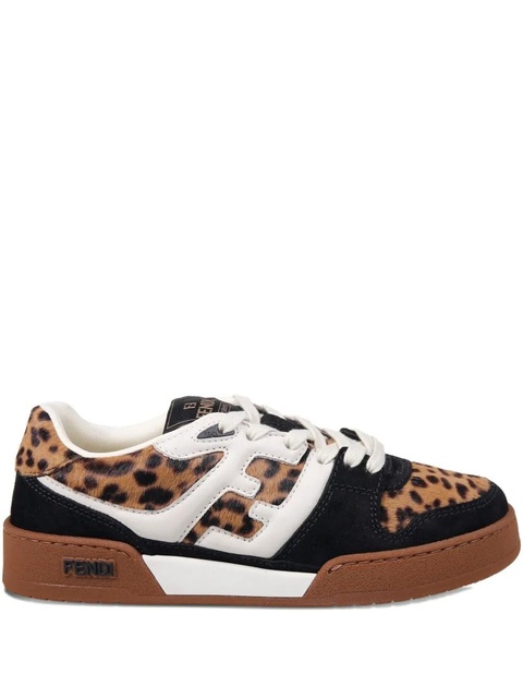 FENDI leopard-print sneakers - Brown - zdjęcie produktu nr 1