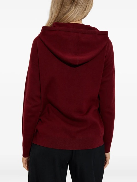 Max Mara logo-detail hooded sweater - Red - zdjęcie produktu nr 2