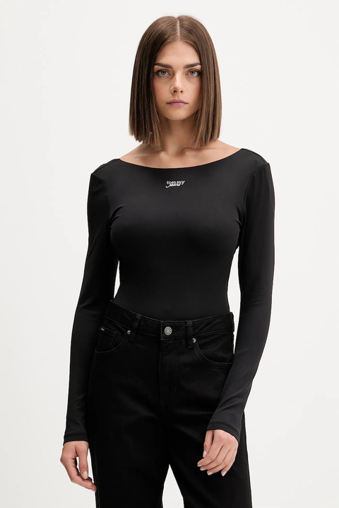 Tommy Jeans body kolor czarny DW0DW21574 - zdjęcie produktu nr 1