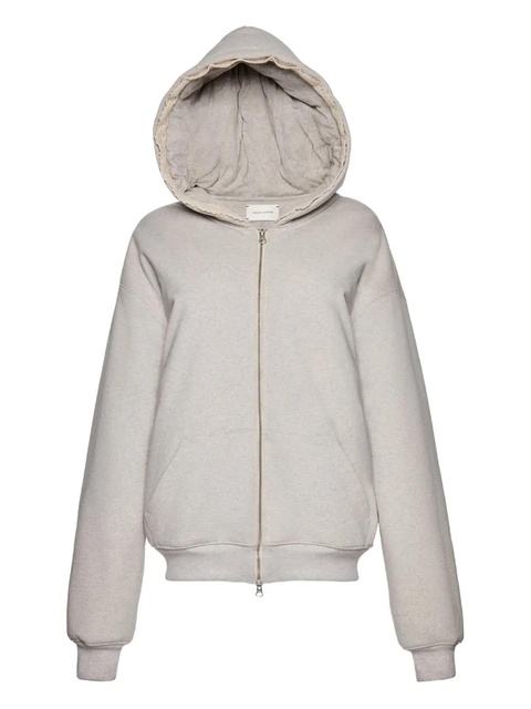 Magda Butrym lace-trimmed hoodie - Grey - zdjęcie produktu nr 1