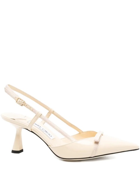 Jimmy Choo 65mm bow-detail pumps - Neutrals - zdjęcie produktu nr 1