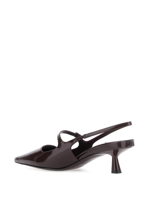 Jimmy Choo 45mm Didi slingback pointed-toe pumps - Brown - zdjęcie produktu nr 2