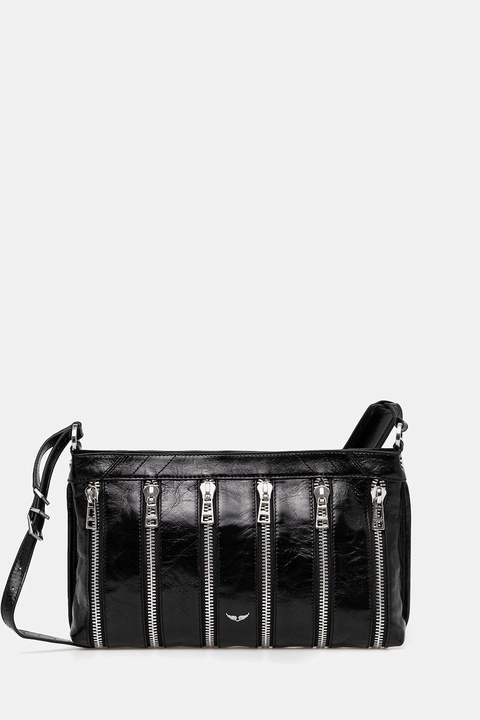 ZADIG&VOLTAIRE torebka skórzana kolor czarny LWBA03952 - zdjęcie produktu nr 1