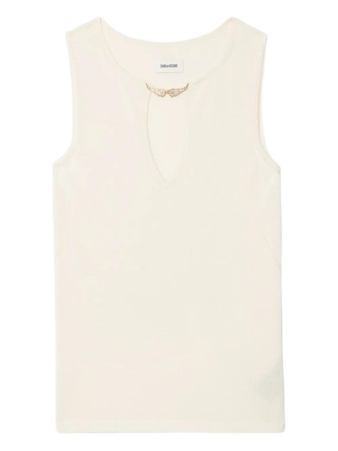 Zadig&Voltaire Sayani top - Neutrals - zdjęcie produktu nr 1