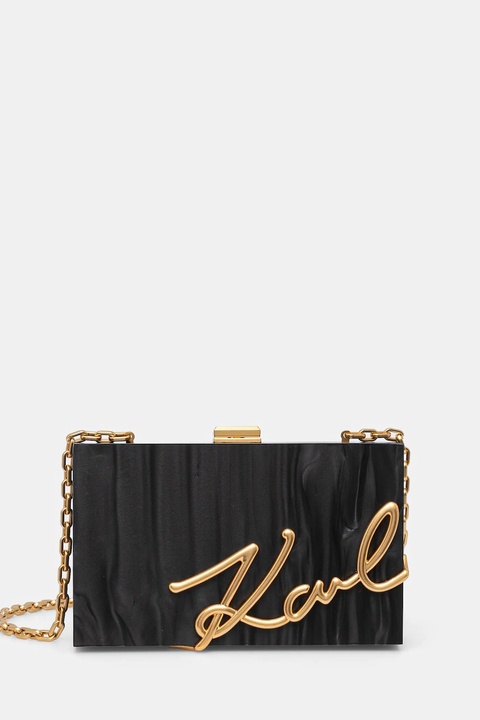 Karl Lagerfeld kopertówka kolor czarny A1W30124 - zdjęcie produktu nr 1