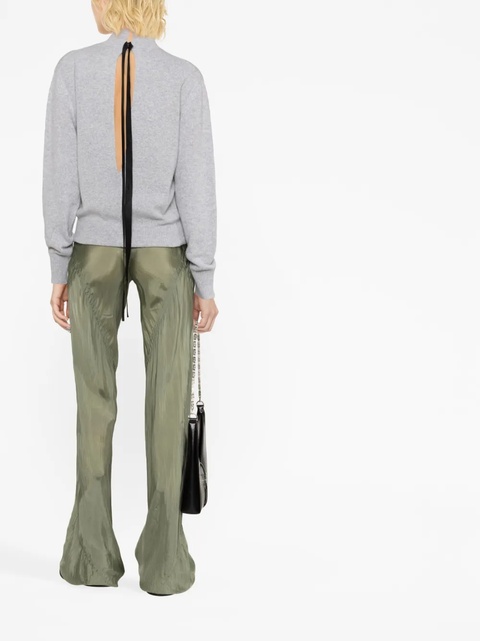 FENDI tied-back knitted pullover - Grey - zdjęcie produktu nr 1