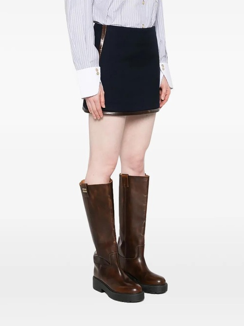 SANDRO zip-fastening mini skirt - Blue - zdjęcie produktu nr 2