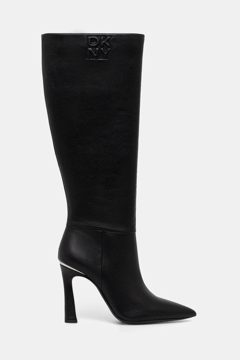 Dkny kozaki Carmel damskie kolor czarny na szpilce K3577855 - zdjęcie produktu nr 2