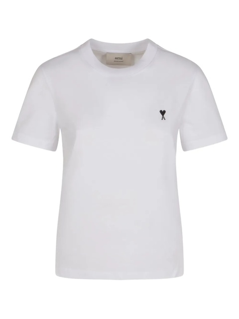 AMI Paris Ami De Coeur cotton T-shirt - White - zdjęcie produktu nr 1