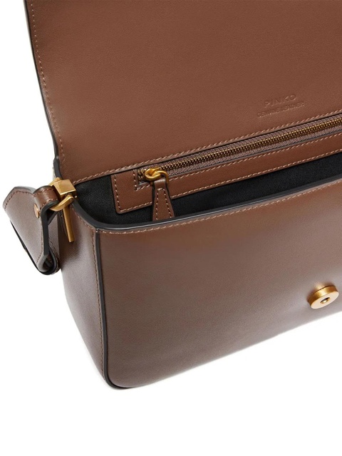 PINKO leather shoulder bag - Brown - zdjęcie produktu nr 2