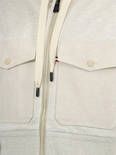 Moncler Grenoble zip-up hoodie - Grey - zdjęcie produktu nr 2