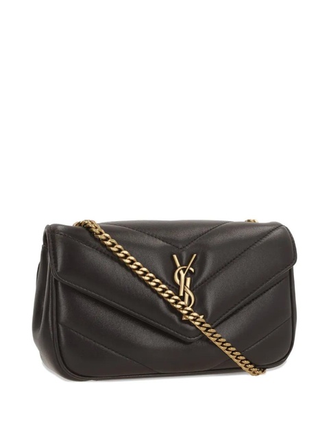 Saint Laurent mini Loulou shoulder bag - Grey - zdjęcie produktu nr 2