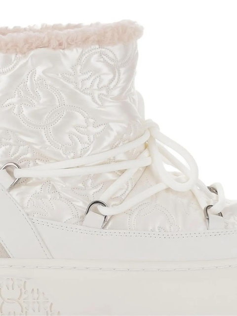 PINKO quilted platform boots - White - zdjęcie produktu nr 2