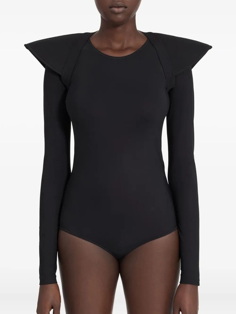 MM6 Maison Margiela shoulder-padded shrug - Black - zdjęcie produktu nr 1