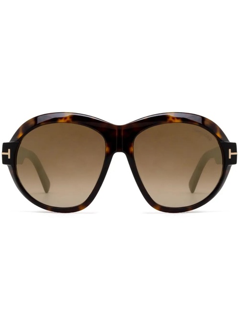 TOM FORD Eyewear Inger sunglasses - Brown - zdjęcie produktu nr 1