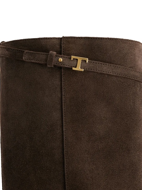 Tod's suede knee-high boots - Brown - zdjęcie produktu nr 2