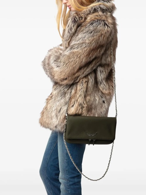 Zadig&Voltaire Rocky leather clutch bag - Green - zdjęcie produktu nr 1