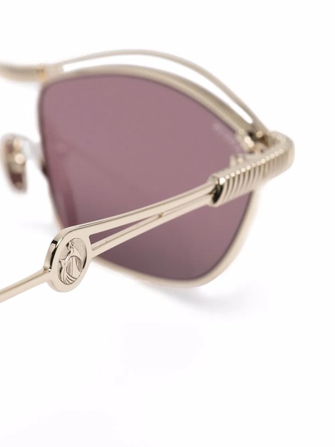 Lanvin square tinted sunglasses - Gold - zdjęcie produktu nr 2