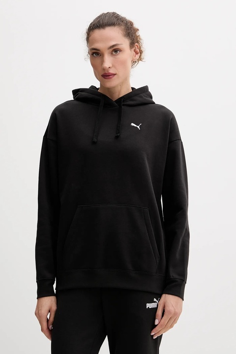 Puma bluza damska kolor czarny z kapturem z aplikacją 684976 - zdjęcie produktu nr 1