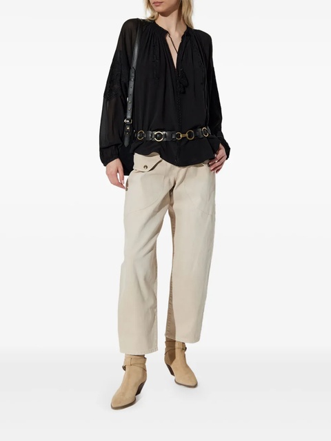 ISABEL MARANT Varda trousers - Neutrals - zdjęcie produktu nr 2