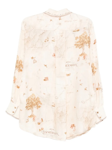 ZIMMERMANN graphic-print shirt - Neutrals - zdjęcie produktu nr 2