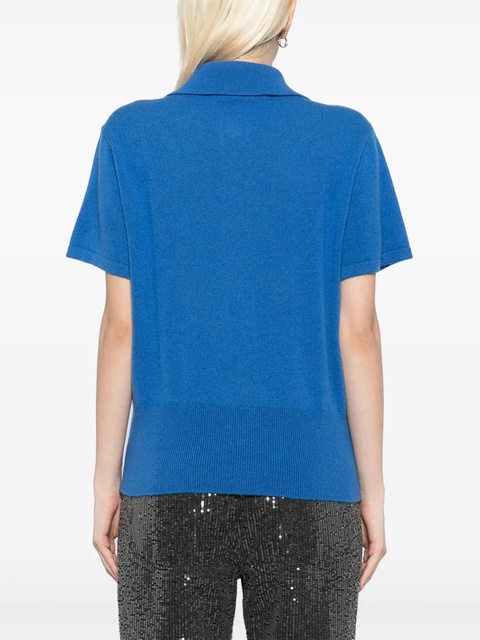 Christopher Esber cashmere polo jumper - Blue - zdjęcie produktu nr 2